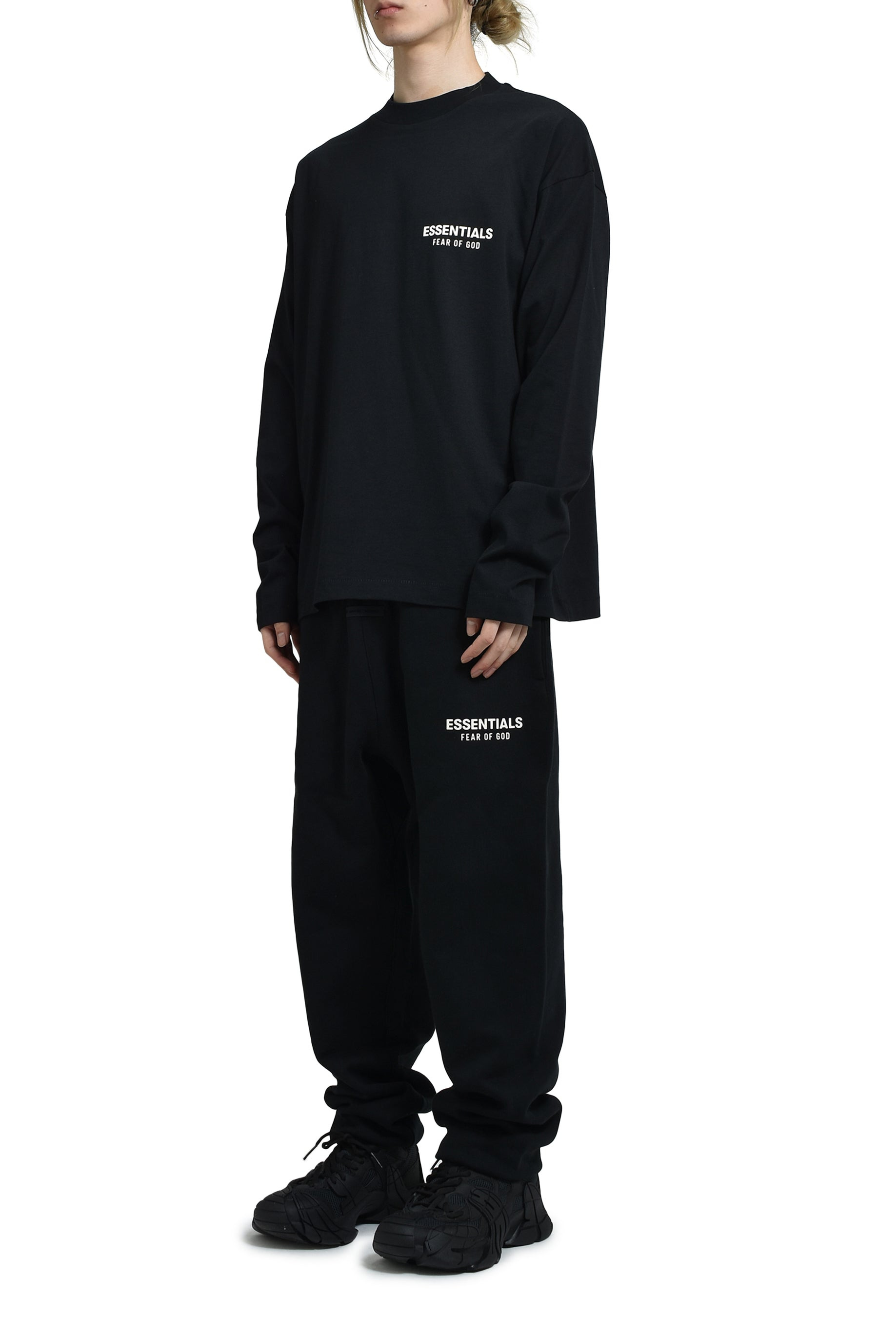 CLASSIC FIT LS TEE / JET BLK - 4