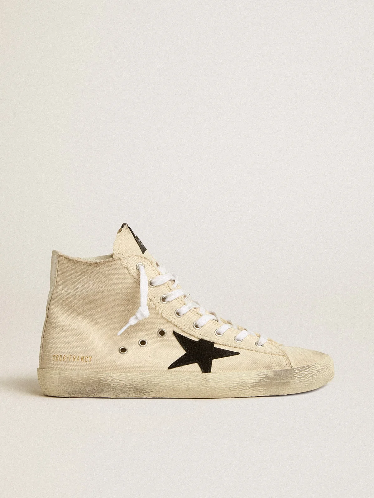 Francy Penstar 에 화포 와 검정 suede 스타 과 가죽 heel 탭 - 1
