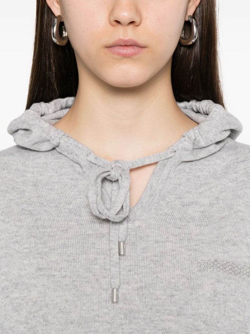 embellished-detail hoodie 5