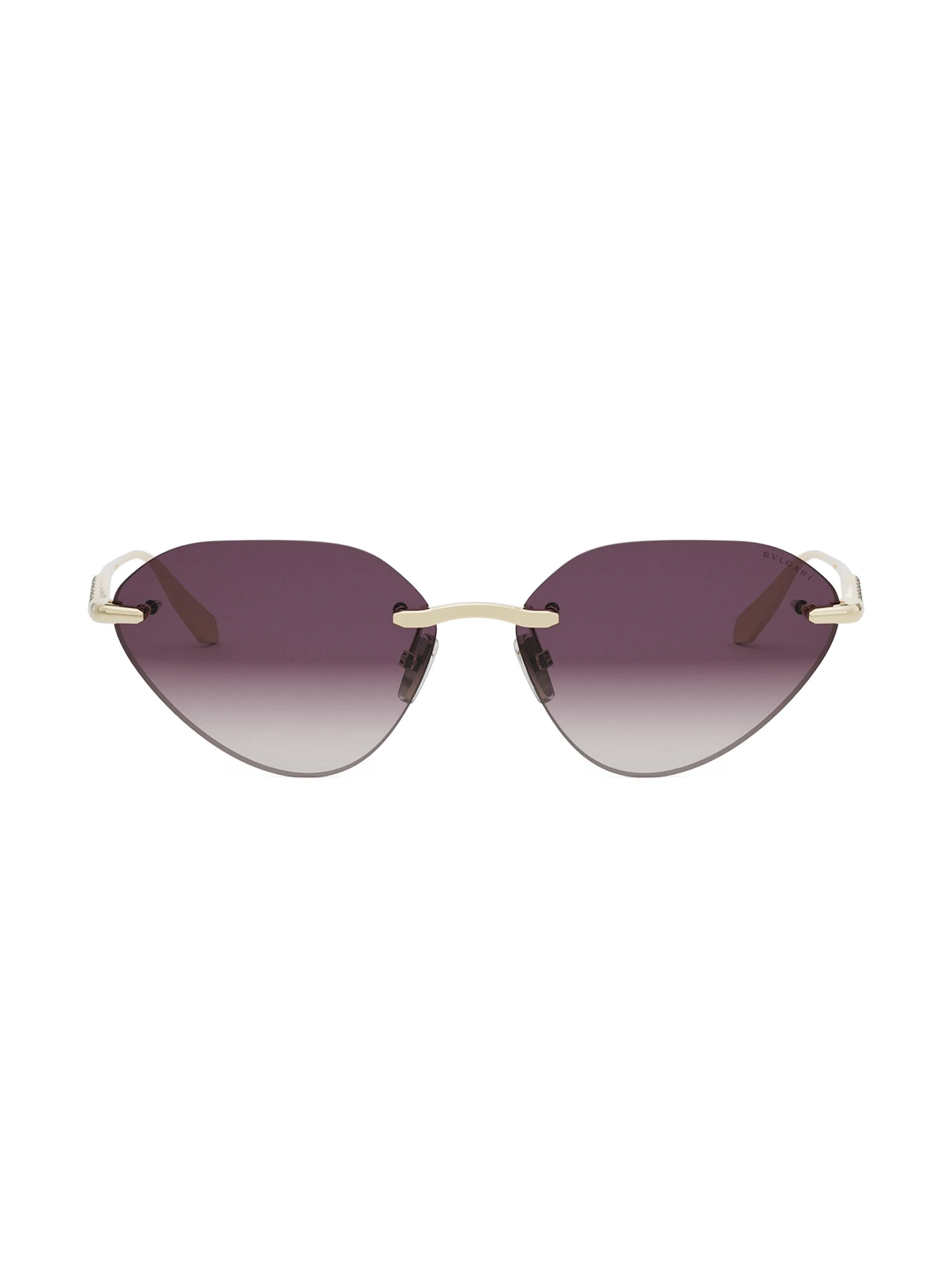 Women's Serpenti 59MM Cat-Eye Sunglasses - Gradient Violet Gold - 1