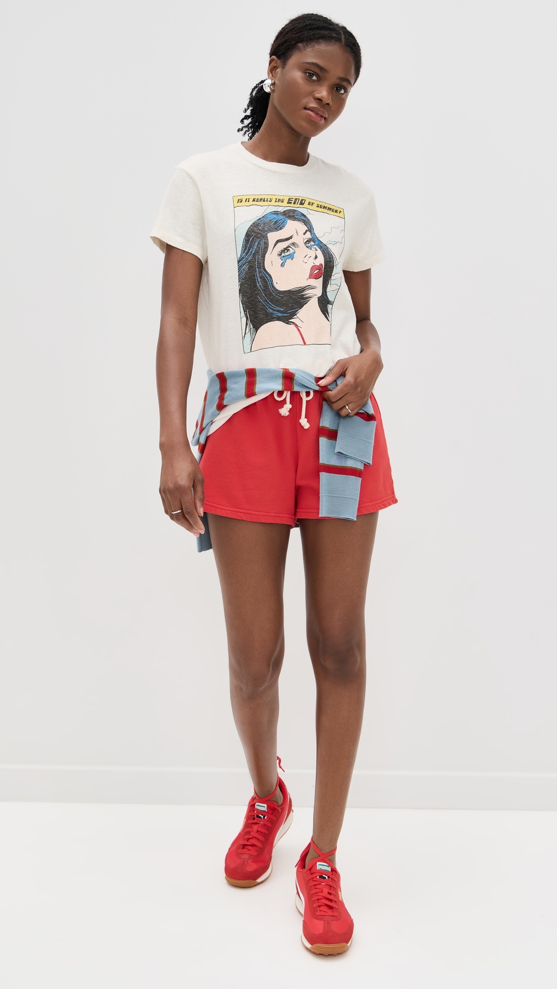 70s Summer Loose Tee - 4