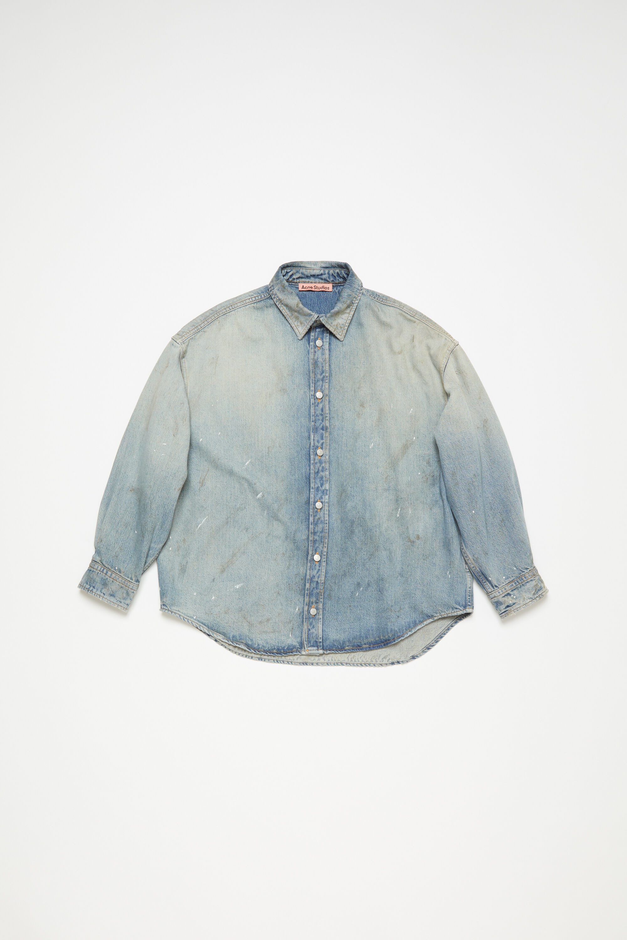 Denim button-up shirt - Light blue - 6