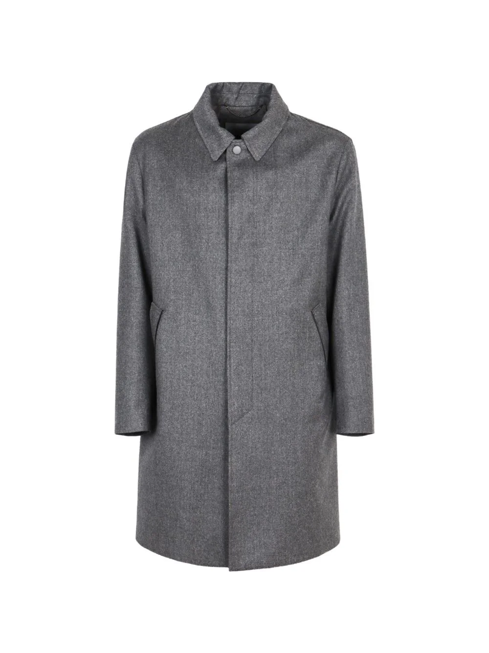 classic collar buttoned coat - 1