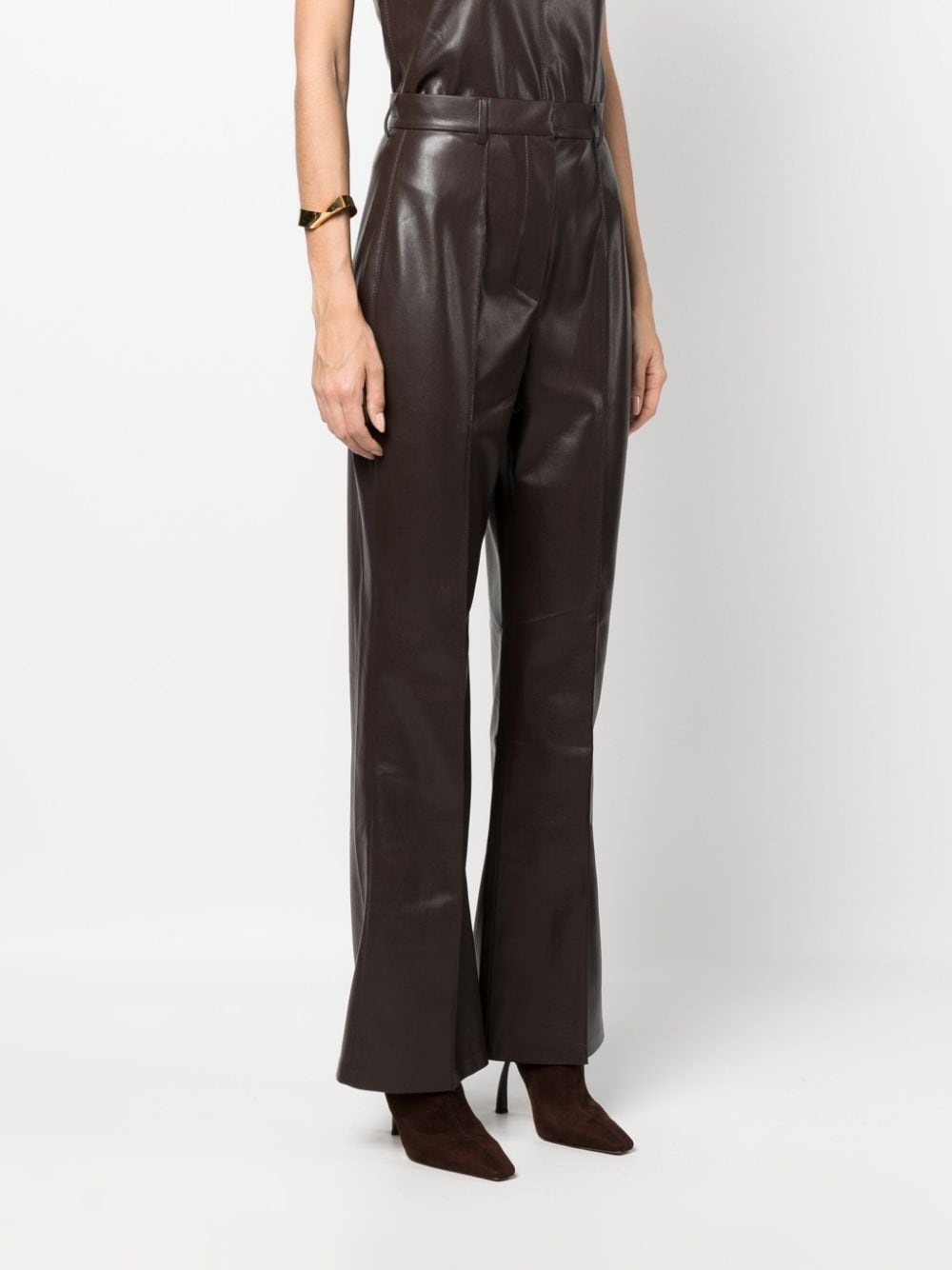Leena faux-leather trousers - 3