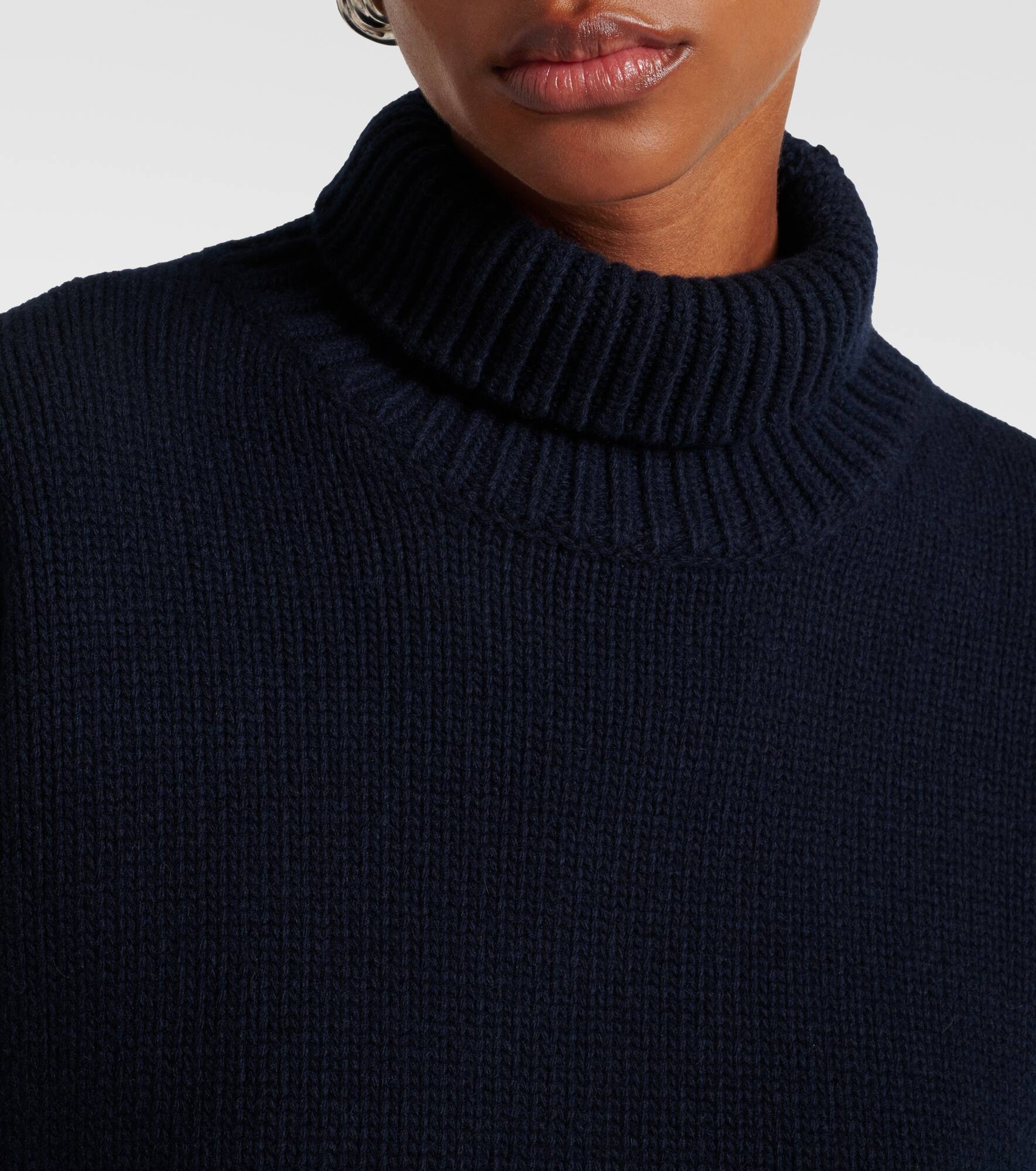 Wool and cashmere turtleneck sweater - 5