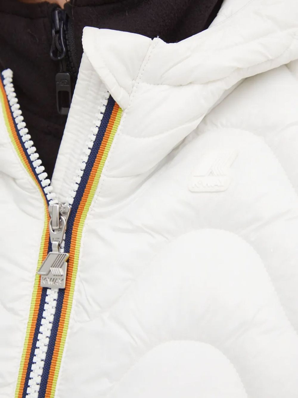 wave-pattern hooded jacket - 5