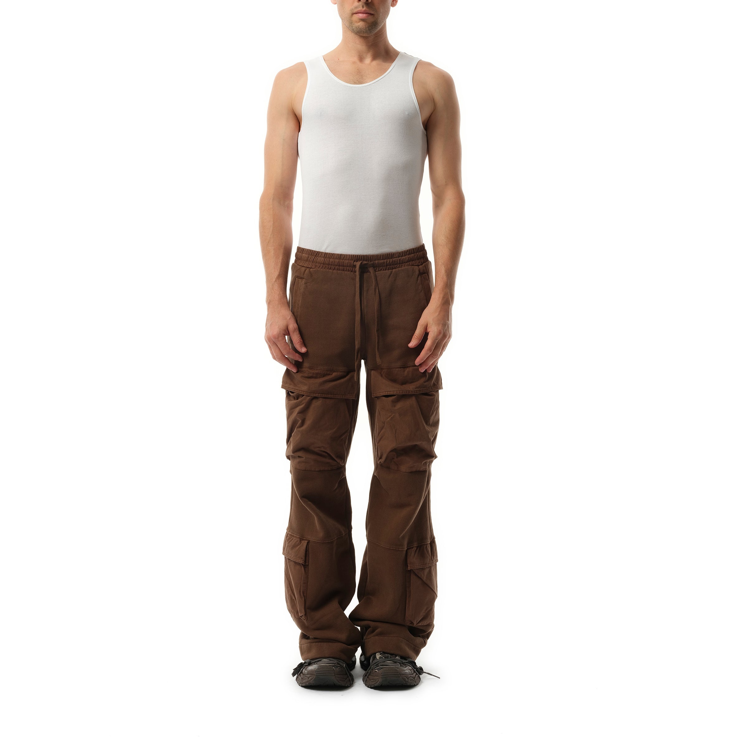 Utility Sweatpants in Brunette - 4