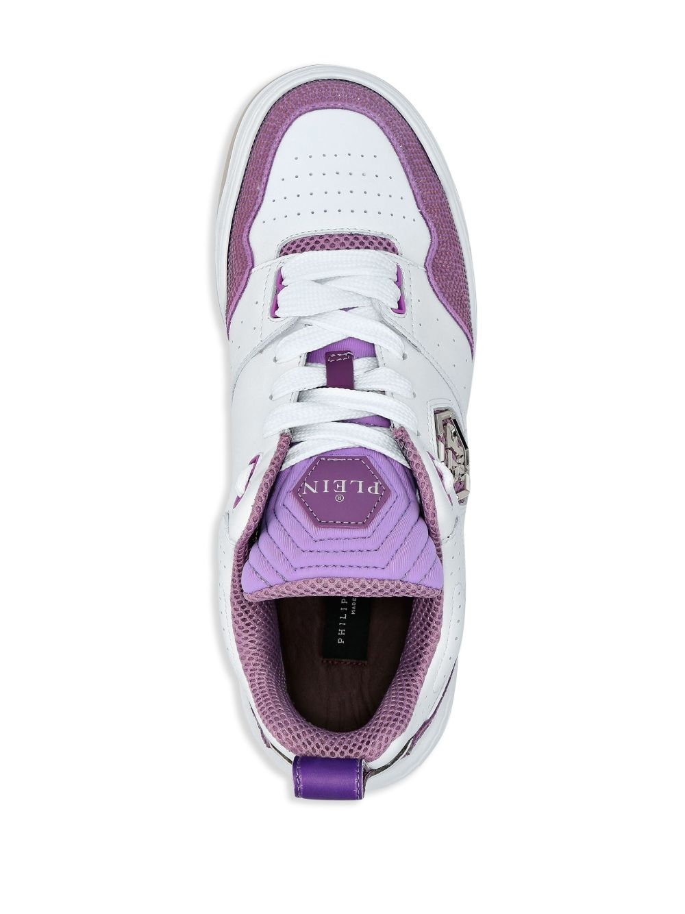 crystal-embellished sneakers - 3