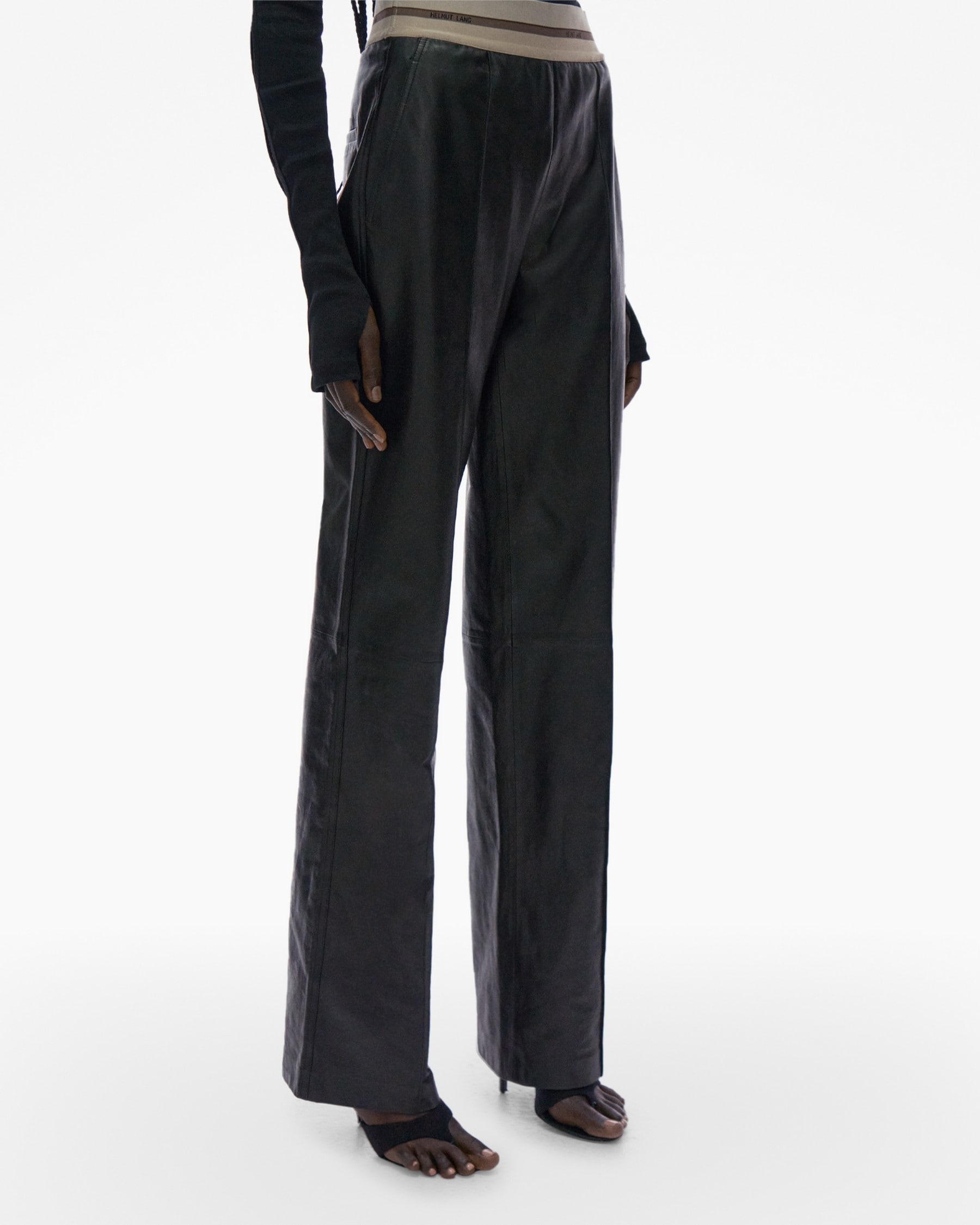 LEATHER PULL-ON PANT - 5