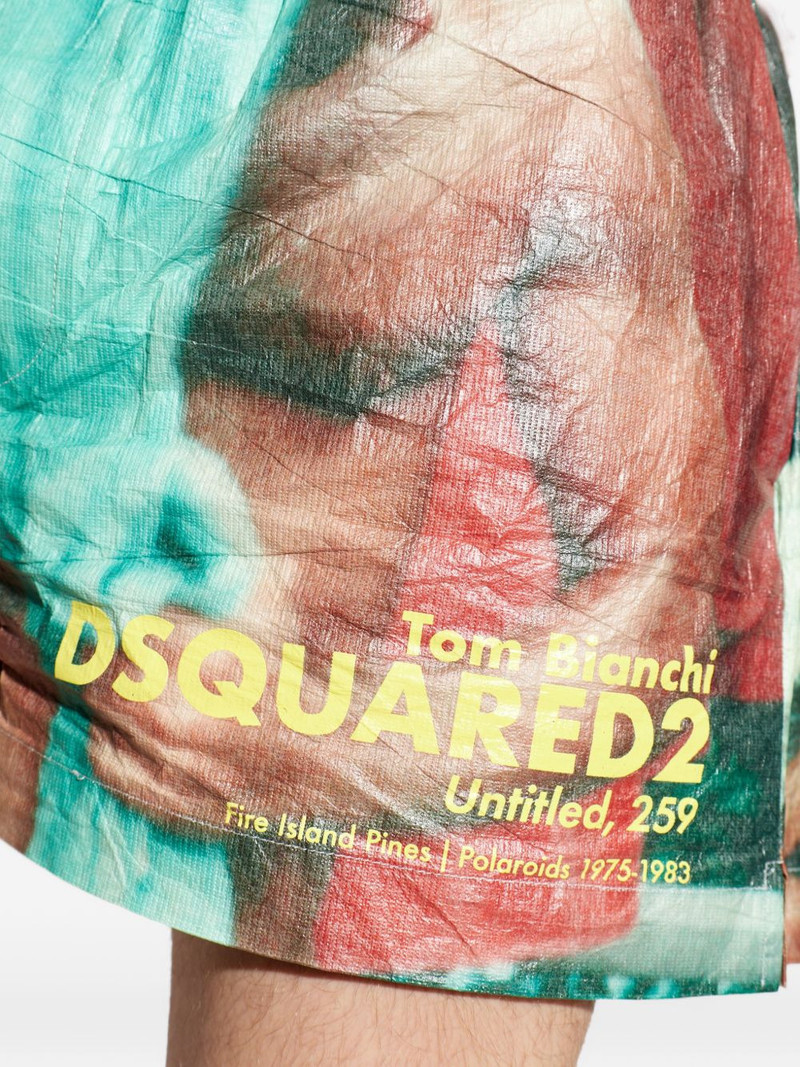 x Tom Bianchi graphic-print swim shorts 4