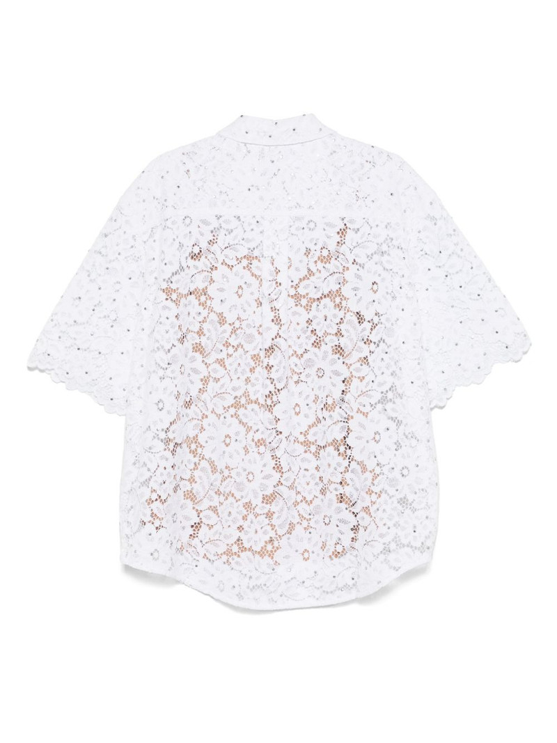 MICHAEL KORS studded lace shirt outlook