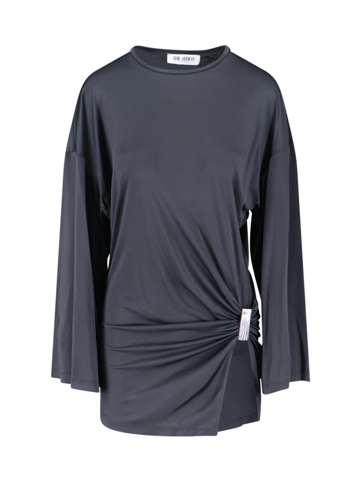 DRAPED MINI DRESS - 1