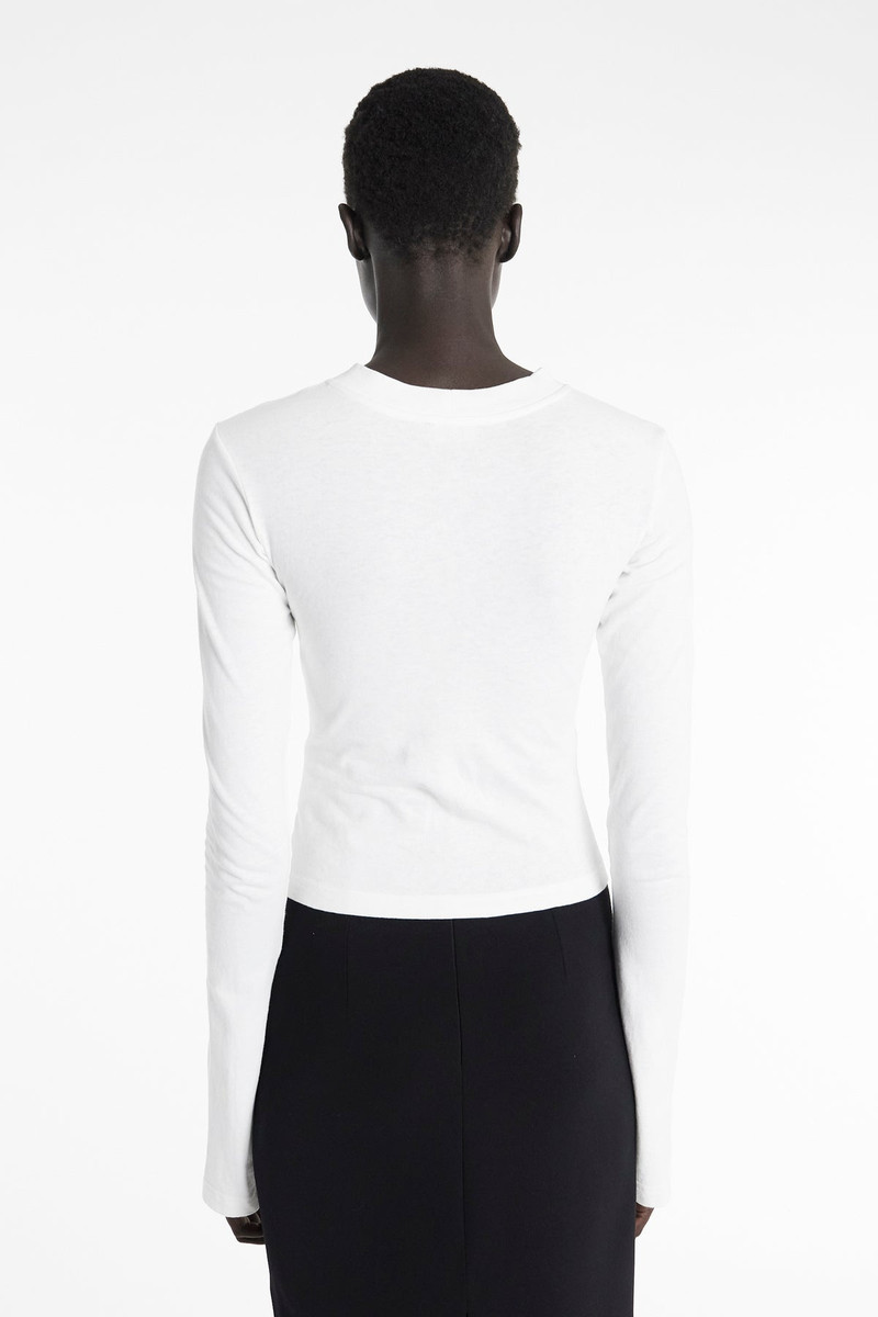A.W.A.K.E. MODE OYSTER LONG SLEEVE TEE OFF WHITE outlook