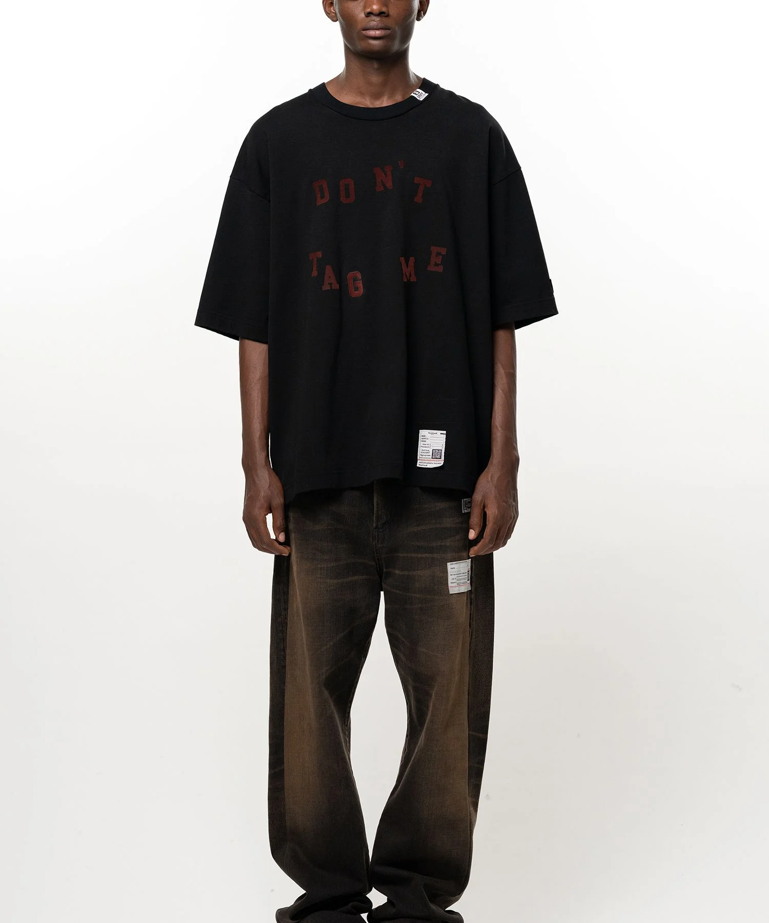 Don't Tag Me. Flocky Print T-shirt - 1