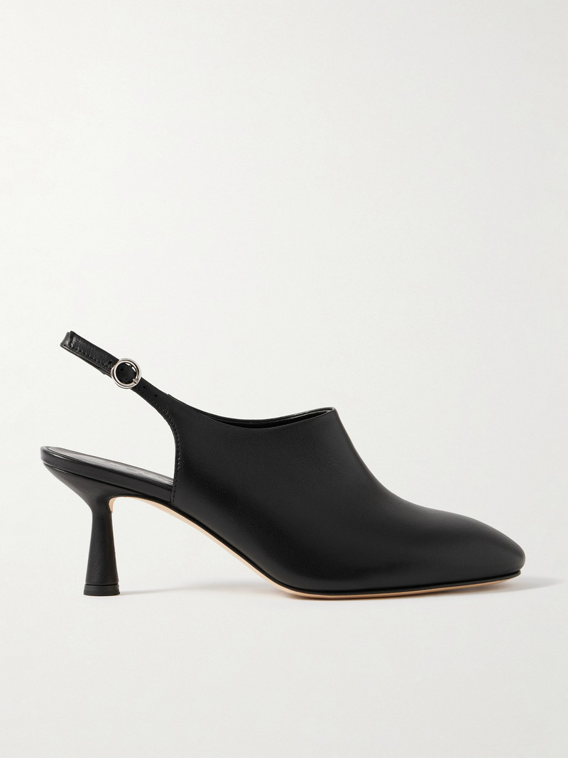 70mm 가죽 slingback 펌프 1