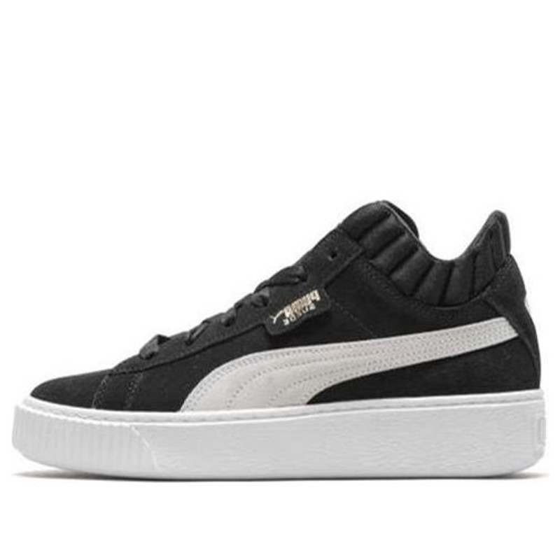 (WMNS) PUMA 플랫폼 Demi Retro 낮은 정상 캐주얼 스케이트 보드 신발 Unisex 검정 366717-01 - 1