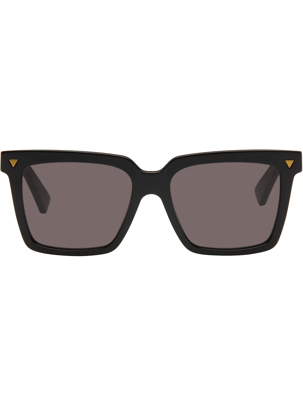 Black Soft Recycled Acetate Square Sunglasses - 1