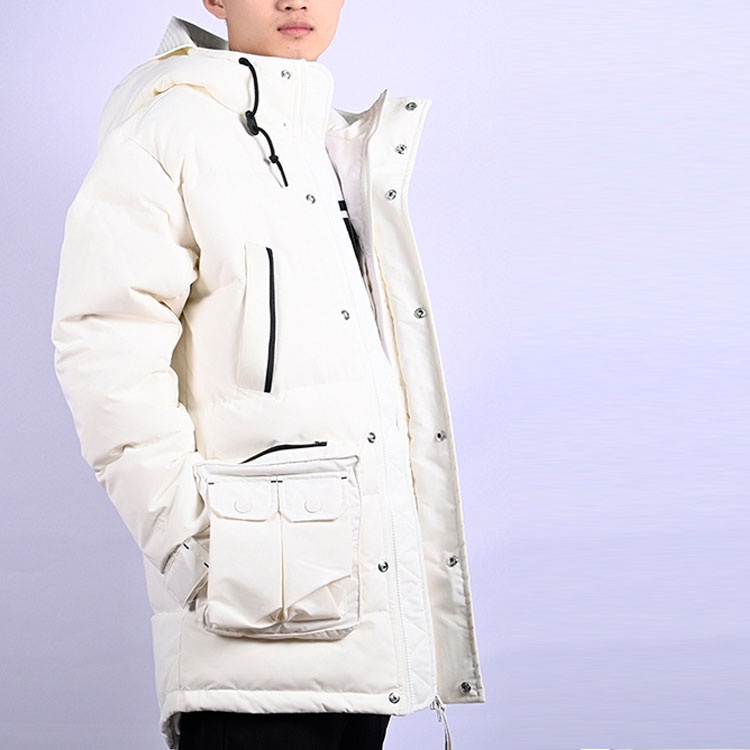 Converse Down Mid Length Jacket 'White' 10019988-A02 - 4