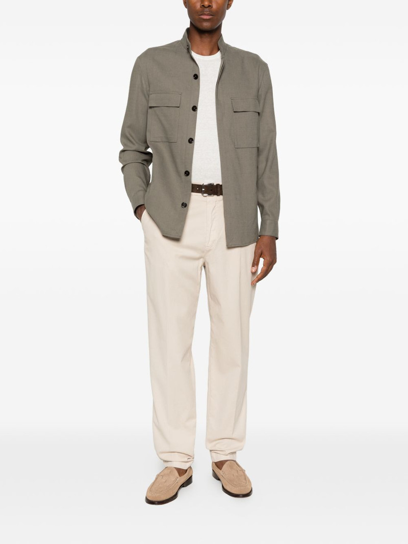 ZEGNA flap-pockets shirt jacket outlook