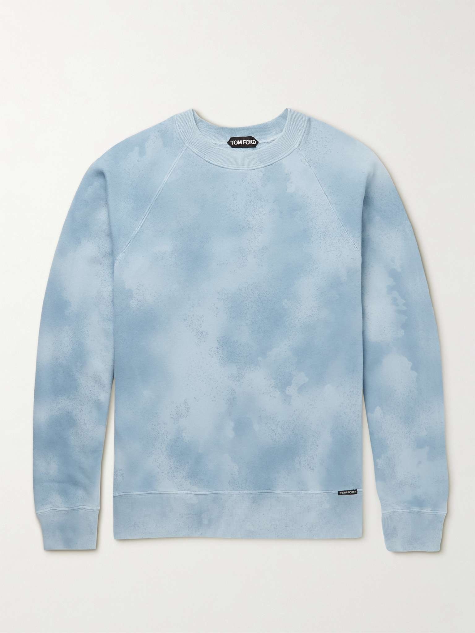 Tie-Dyed Cotton-Jersey Sweatshirt - 1