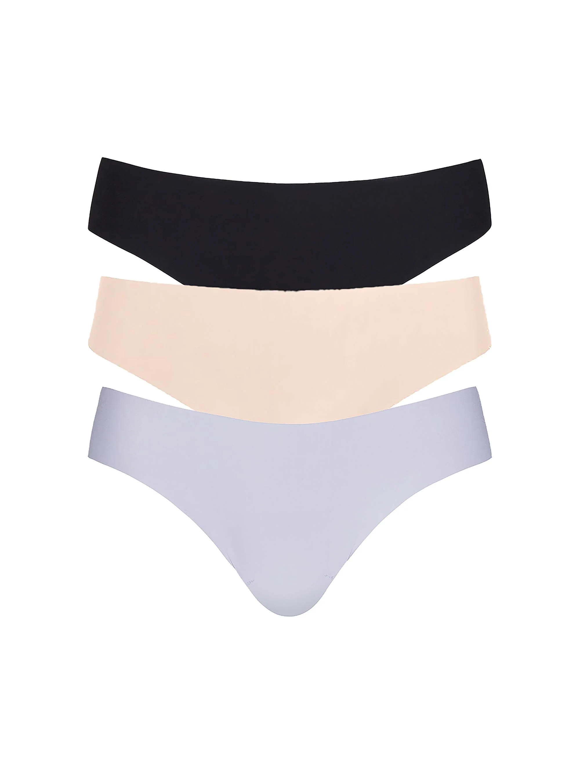 Women's Butter 3-Pack Mid-Rise Thongs - 1