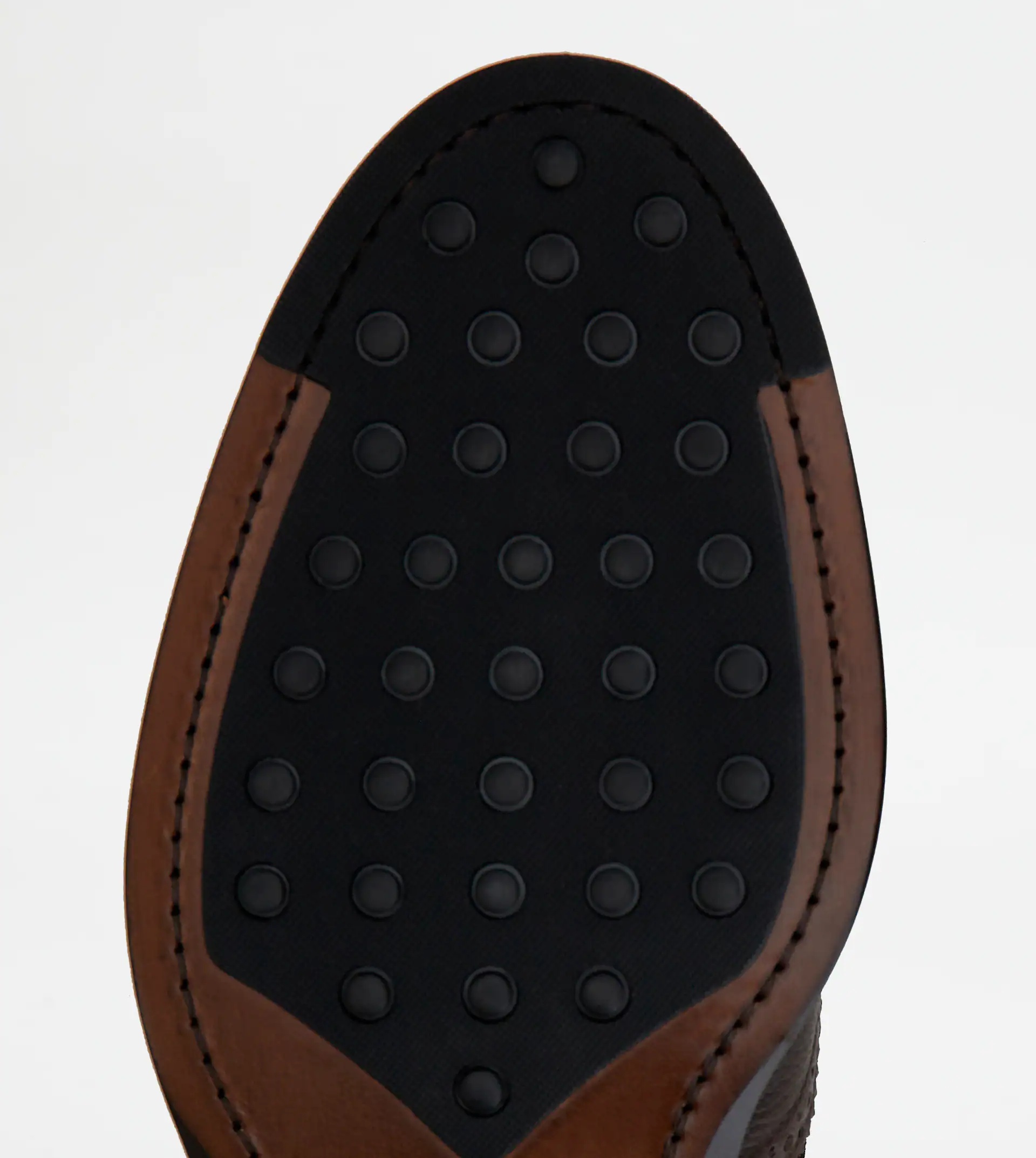 ANKLE BOOTS IN LEATHER - BROWN - 3
