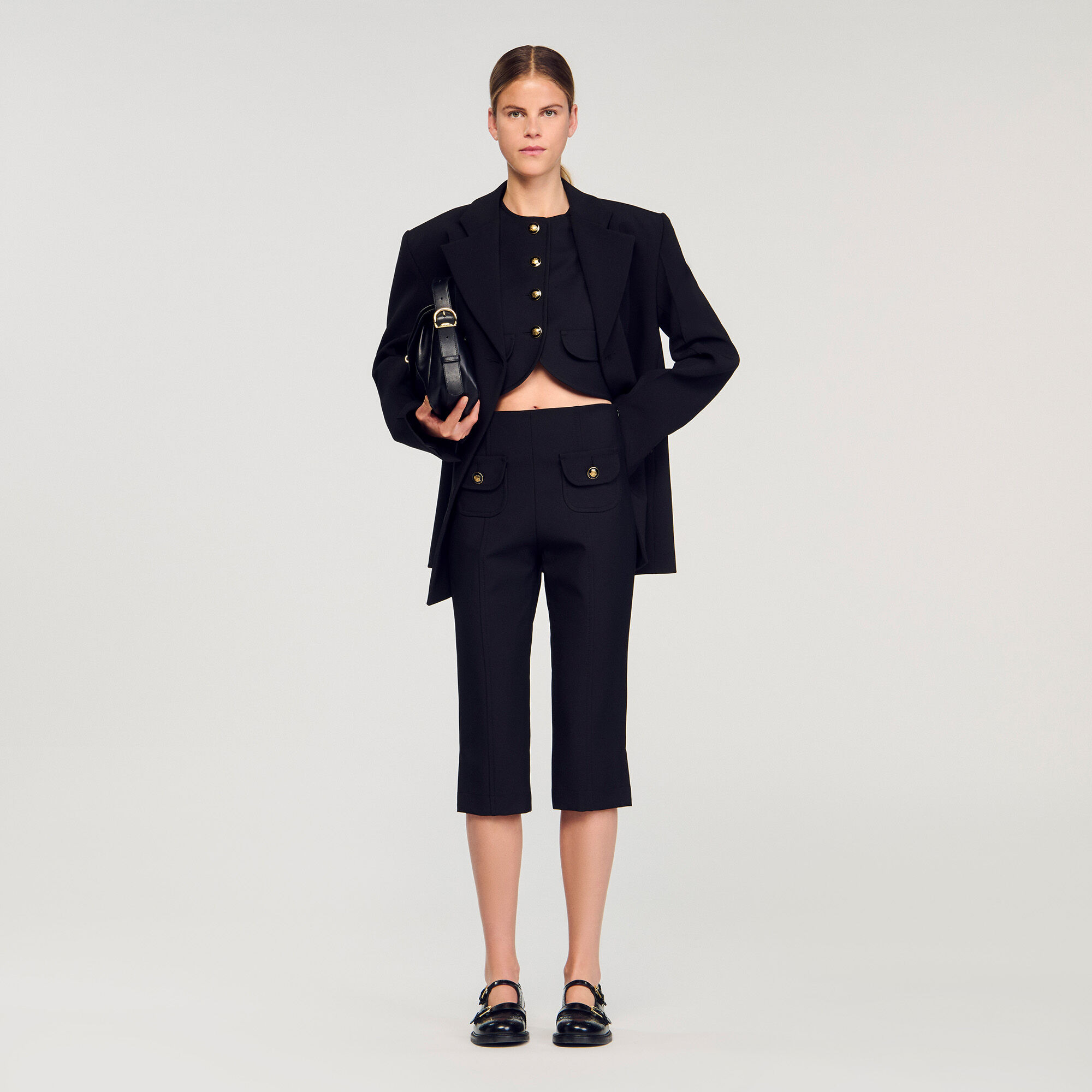 BUTTONED CROP TOP - 6