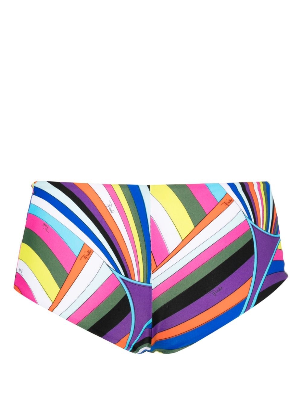 graphic-print bikini briefs - 2