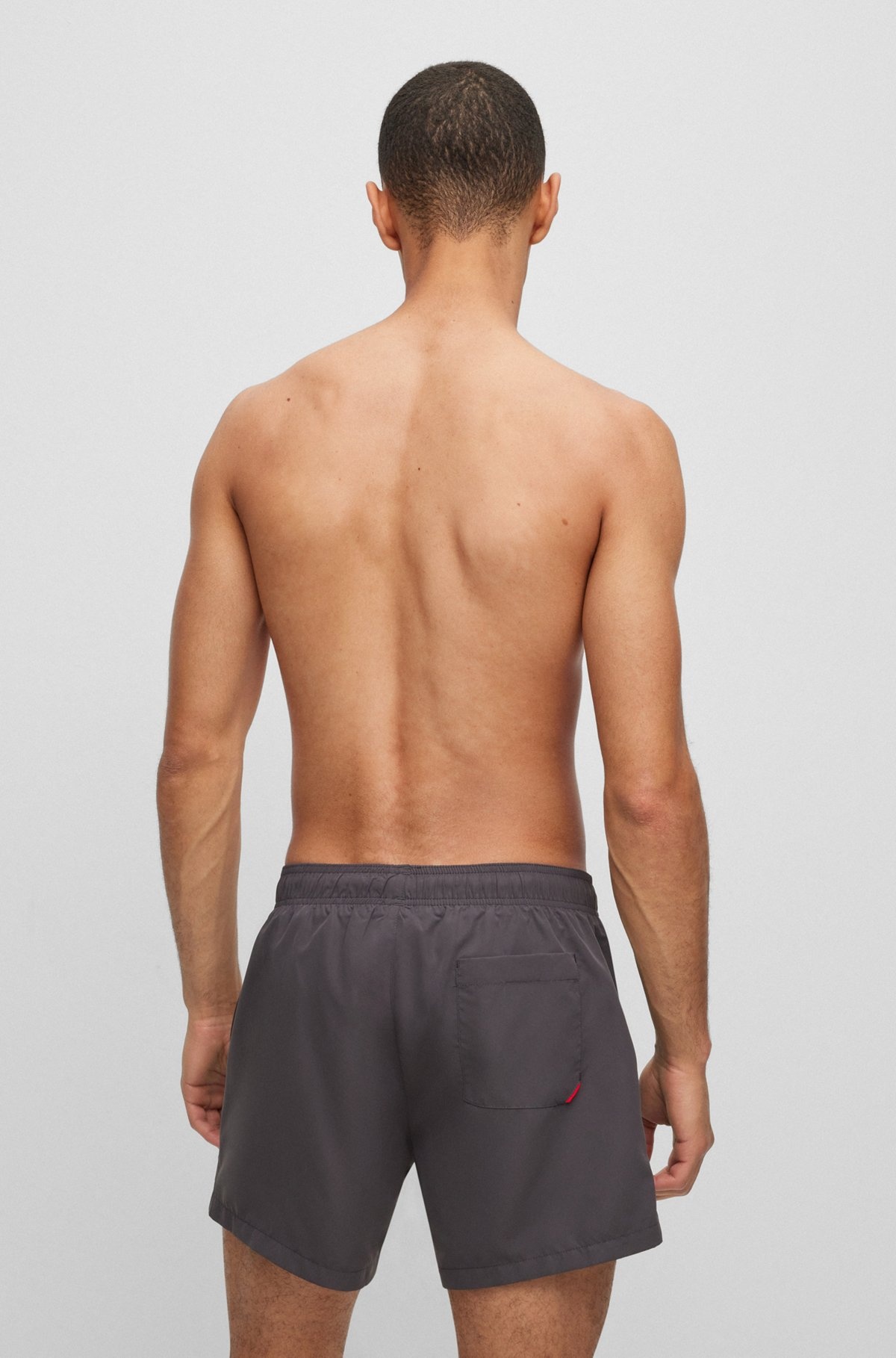 SWIM SHORTS WITH LOGO PRINT - 4