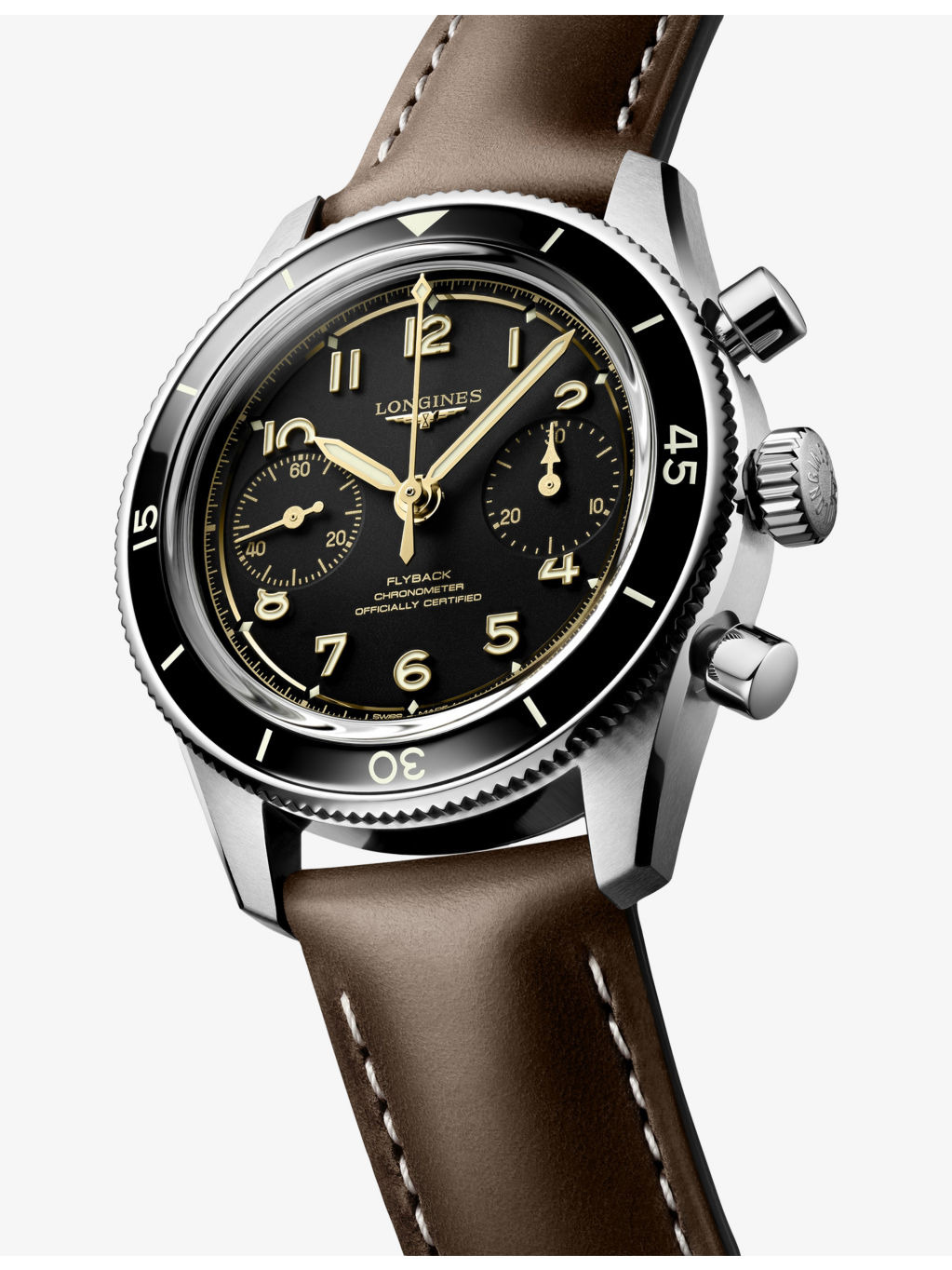 Spirit Pilot Flyback 39.5mm Stainless Steel Manual Watch - 2