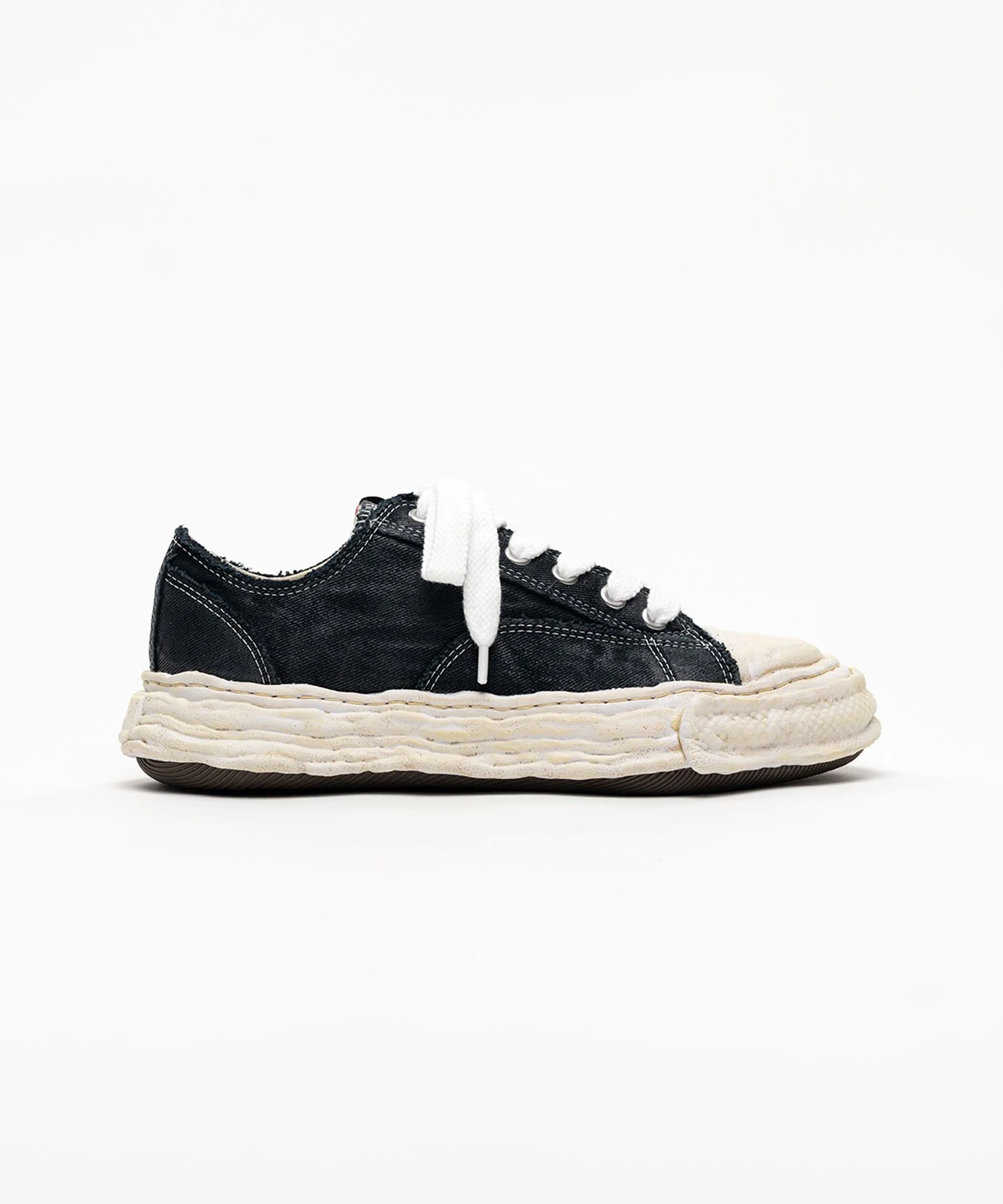 "PETERSON23" OG Sole Brushed Twill Low-top Sneakers - 1
