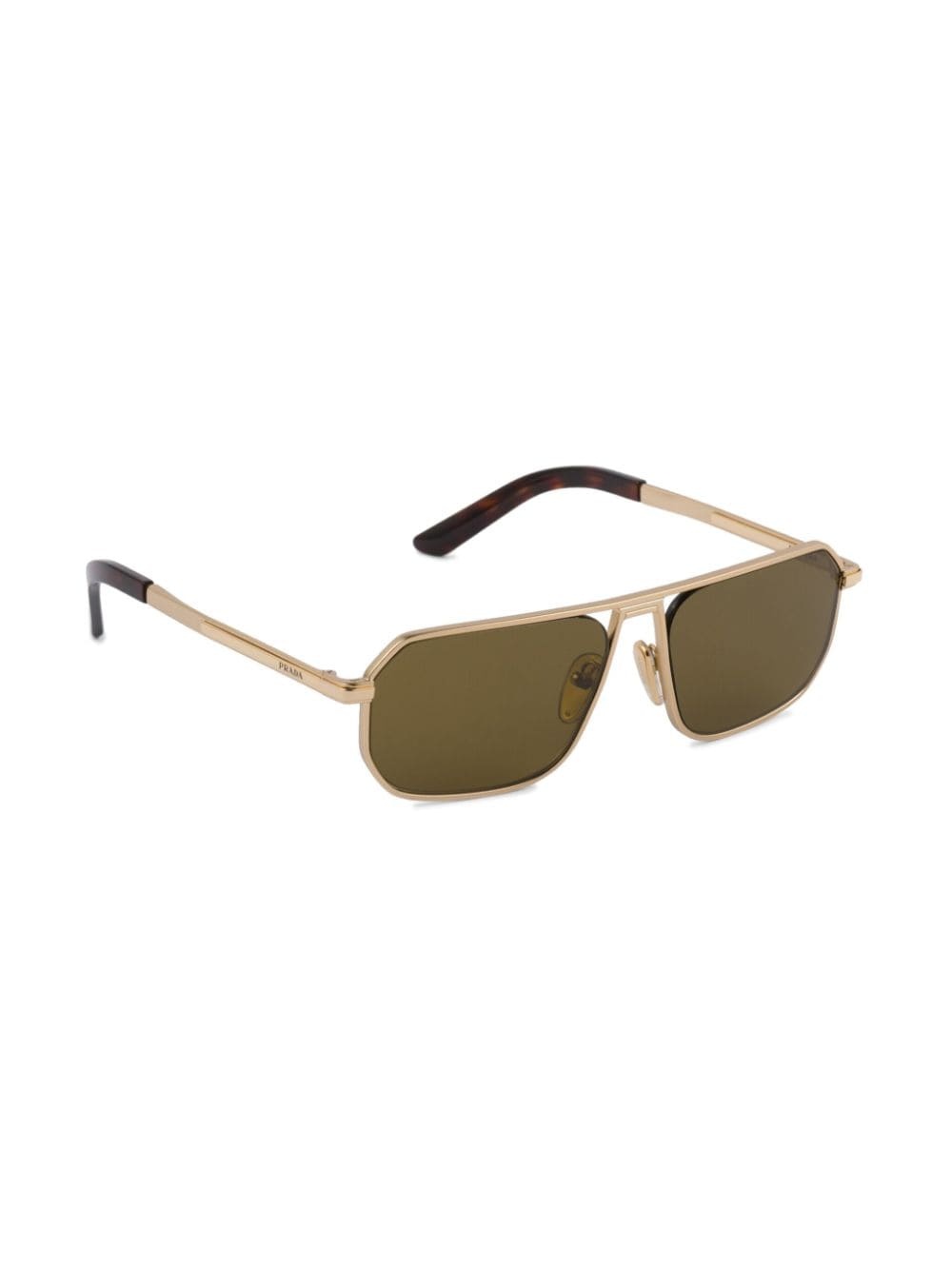 logo-plaque pilot-frame sunglasses - 2