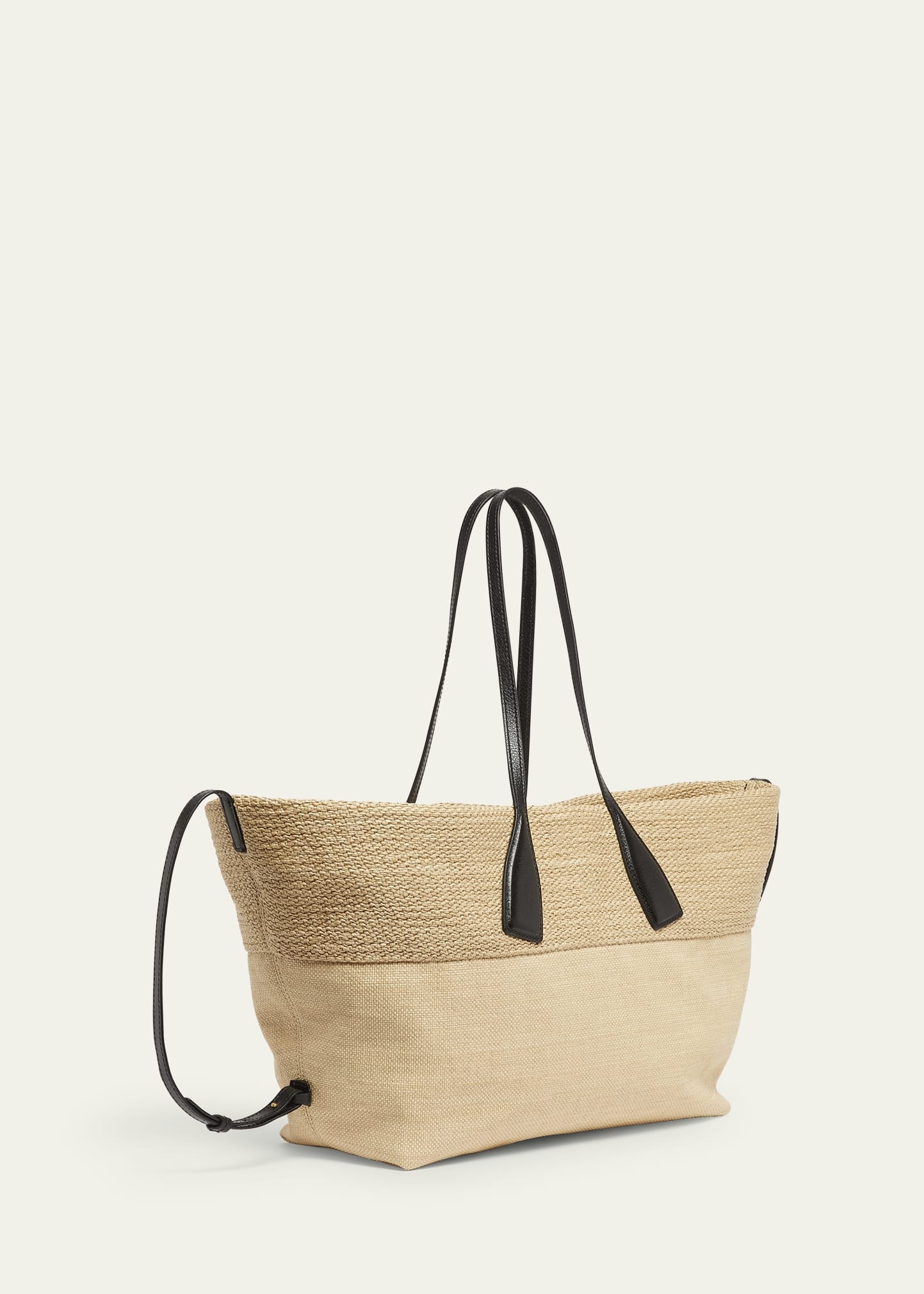 Track Tote Bag in Jacquard and Calfskin - 3