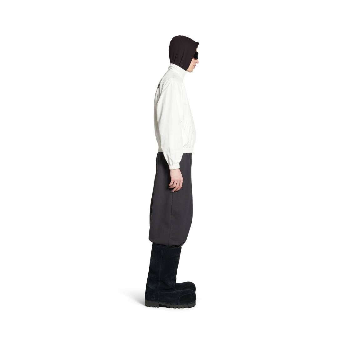 Mirror Balenciaga Regular Tracksuit Jacket in White - 3
