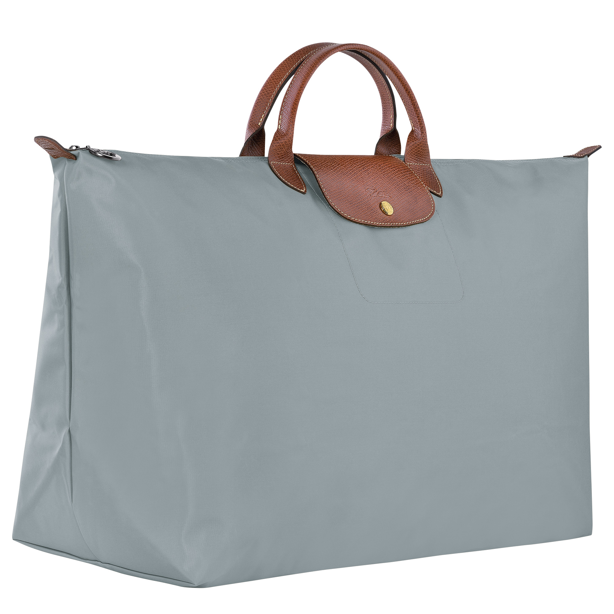Le Pliage Original M Travel bag Steel - Recycled canvas - 2
