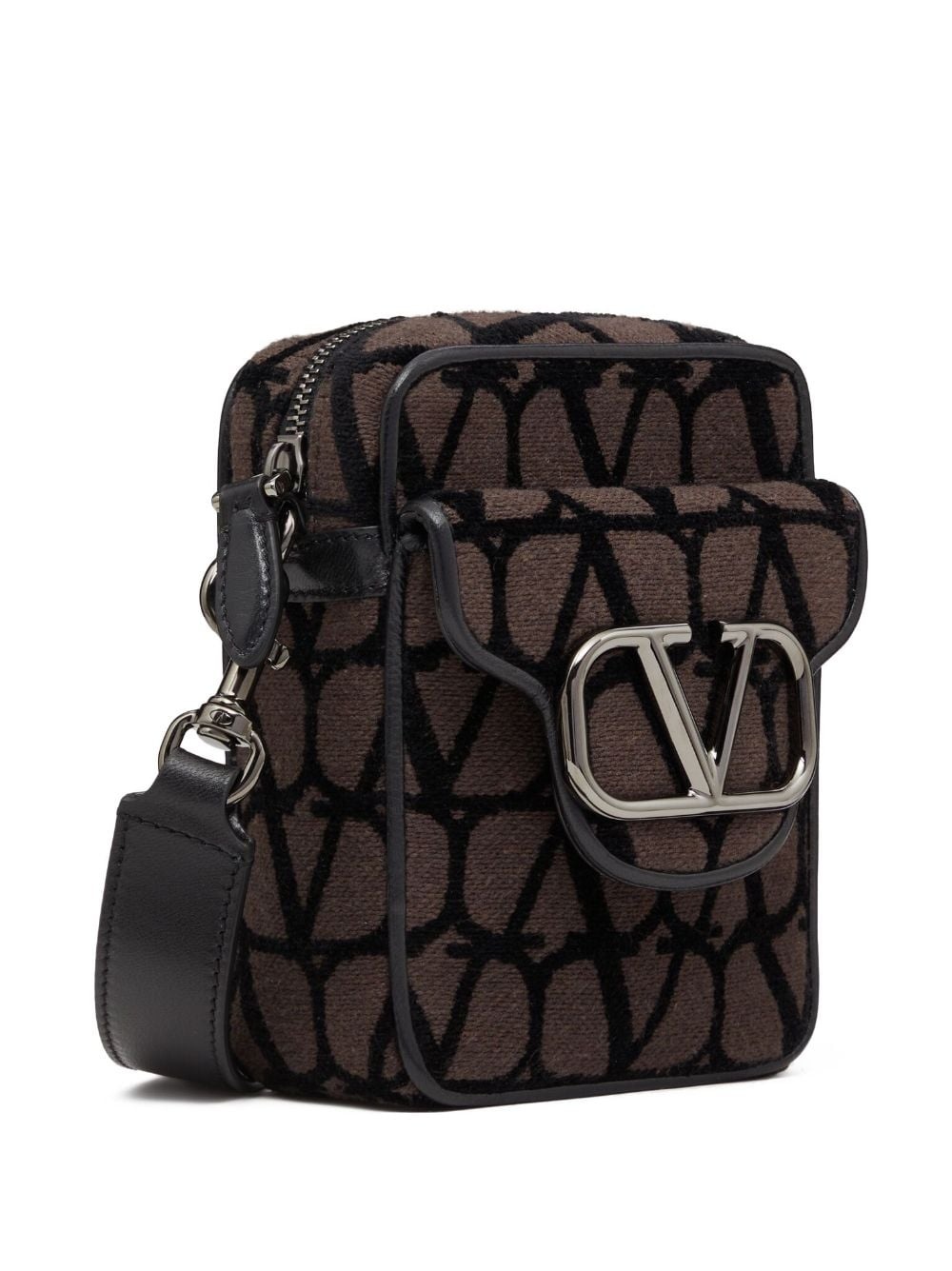 VLogo logo-plaque messenger bag - 3