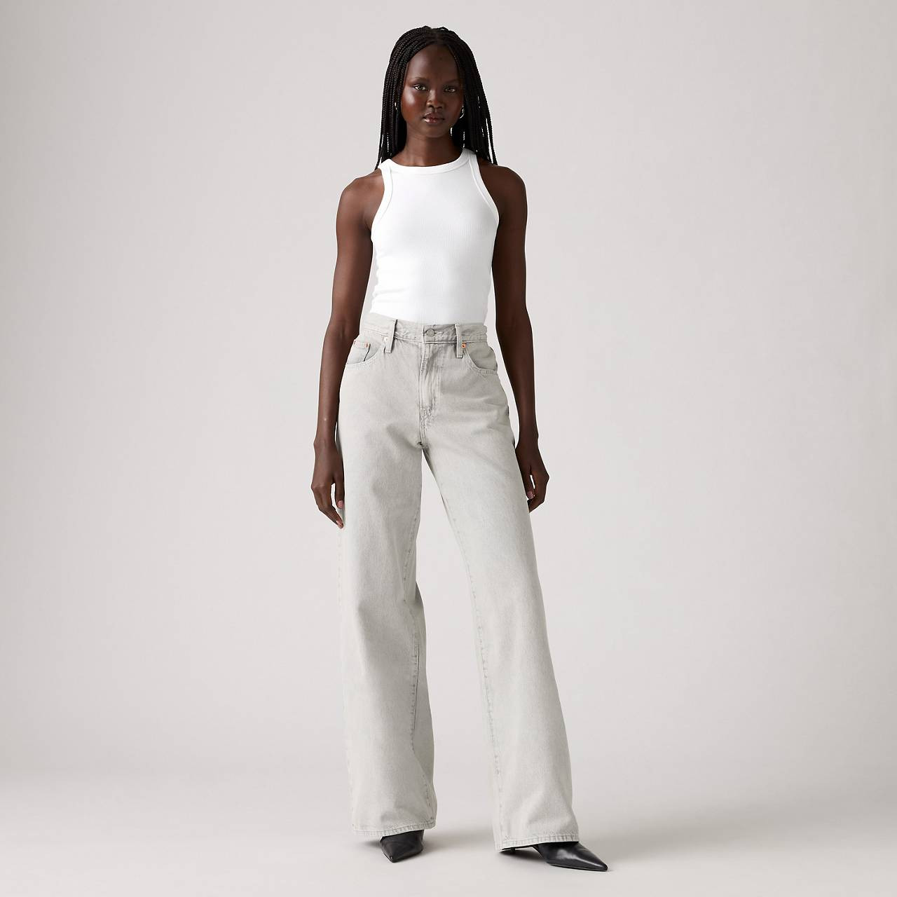 XL BAGGY STRAIGHT WOMEN'S JEANS - 2