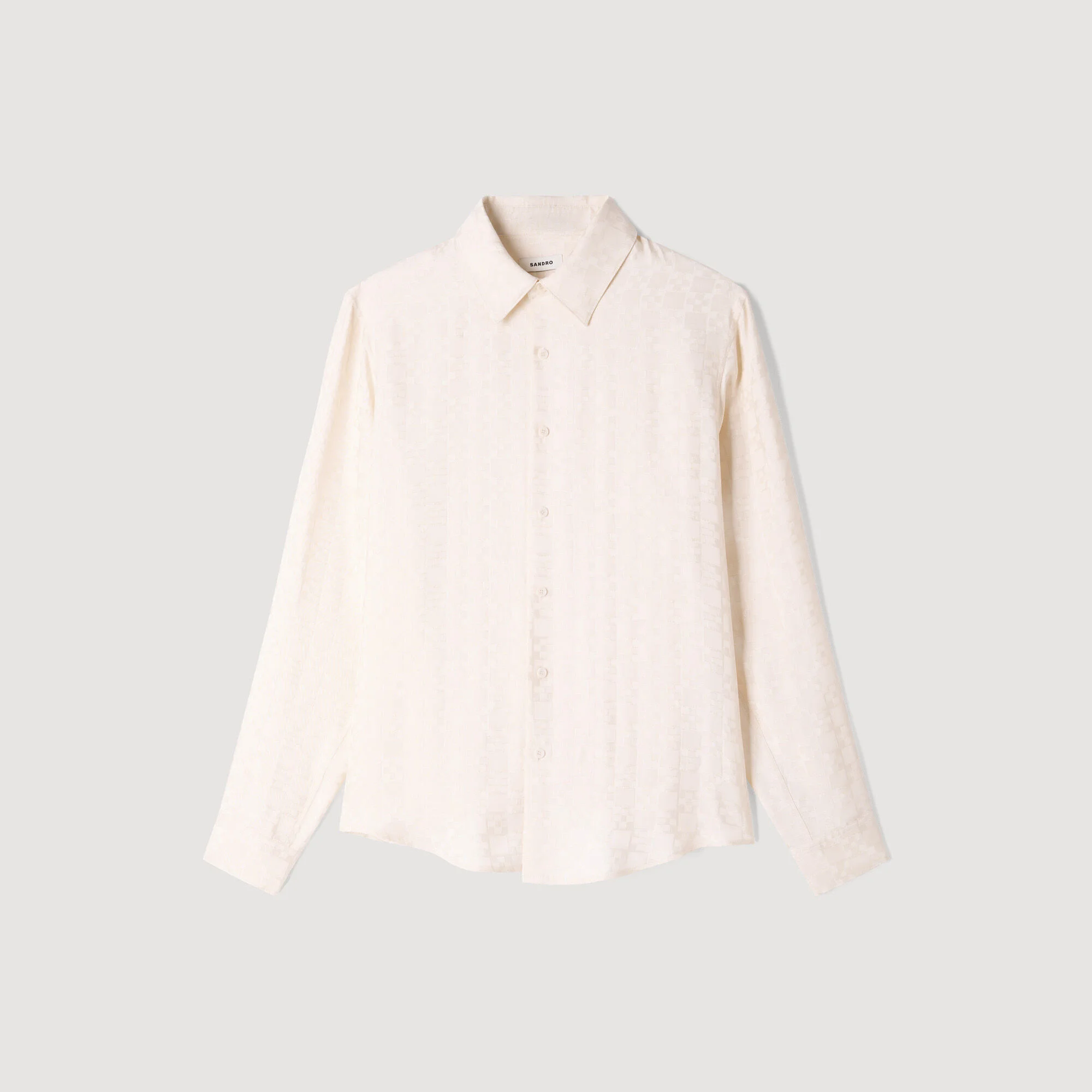 SQUARE CROSS LOOSE-FIT SHIRT - 1
