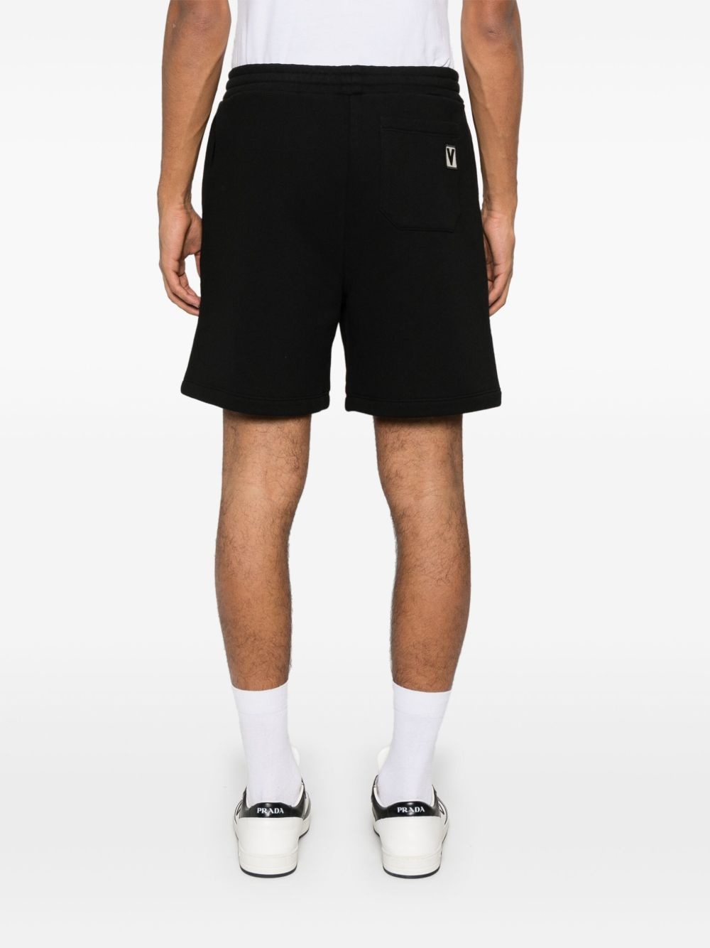logo-patch track shorts - 4