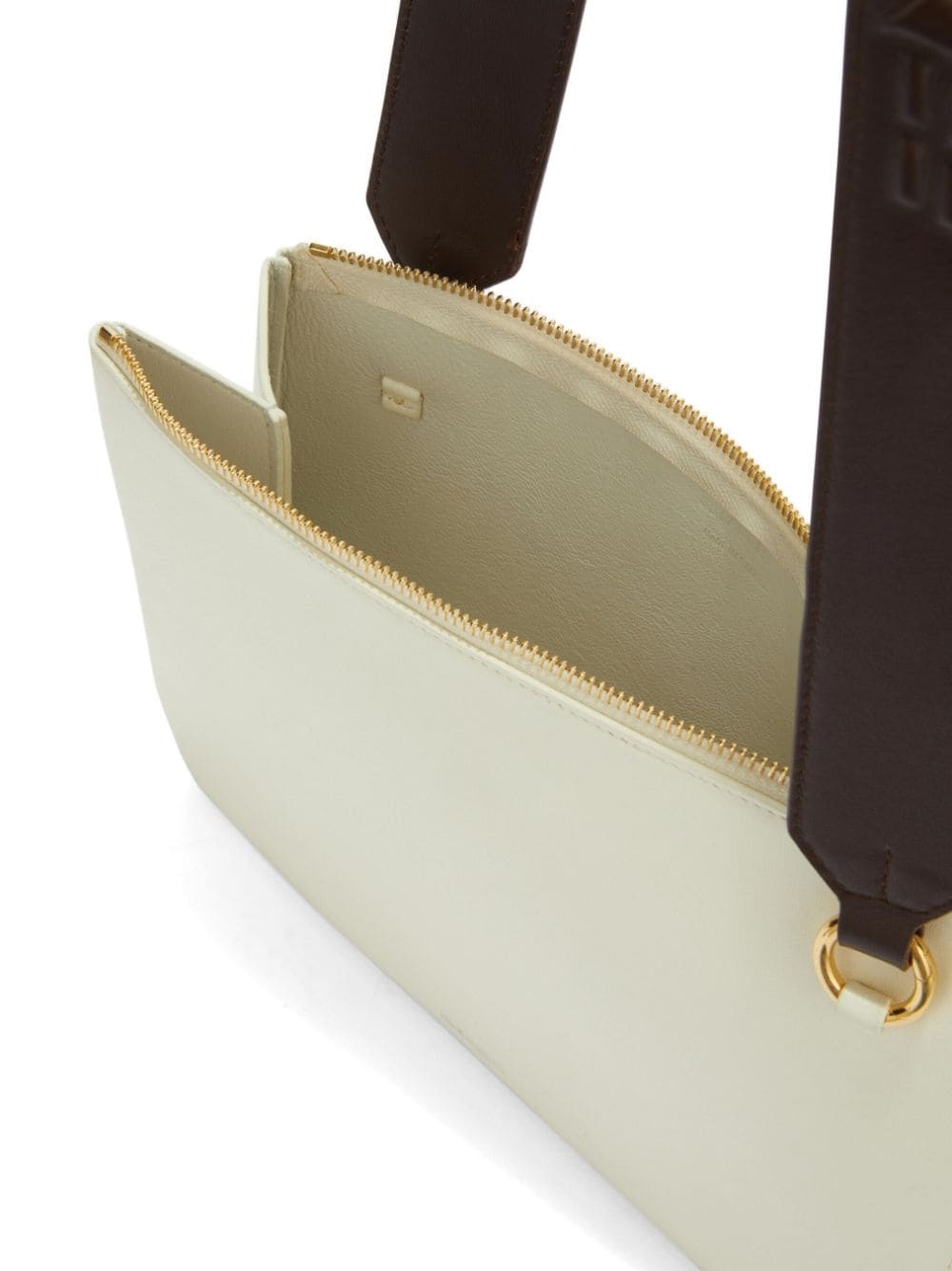 Link LG logo-strap leather crossbody bag - 5