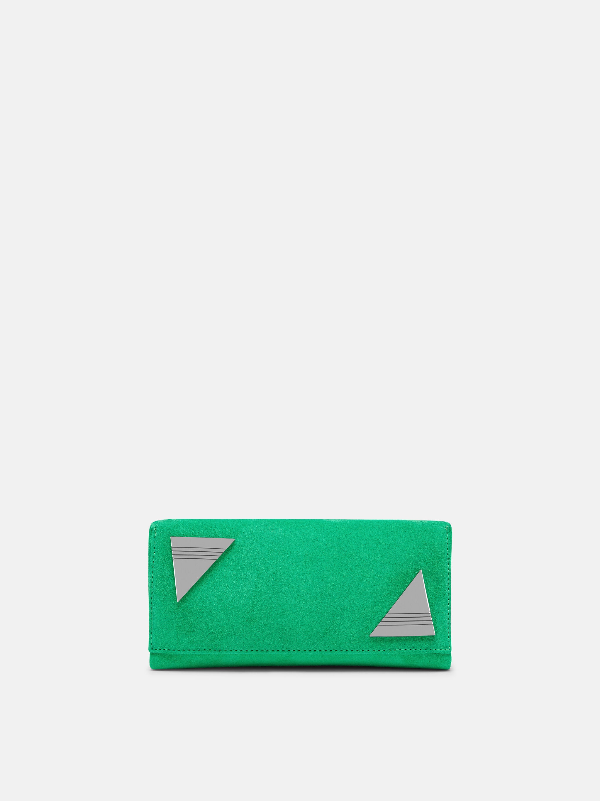 ''MIDNIGHT'' FLUO GREEN MINI CLUTCH - 4