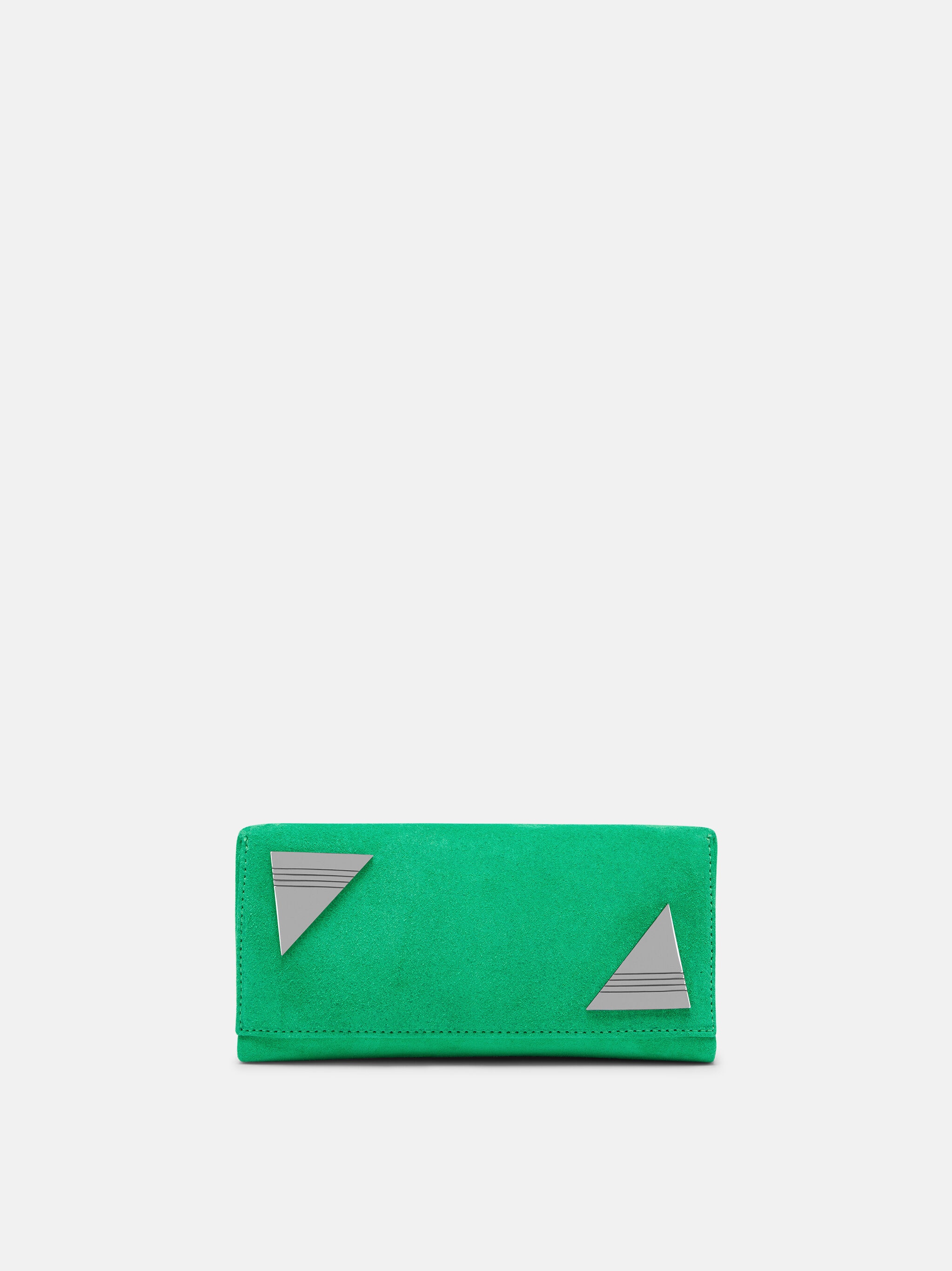 ''MIDNIGHT'' FLUO GREEN MINI CLUTCH - 4