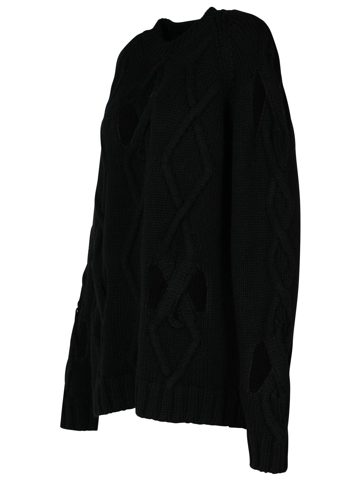Versace Black Wool Blend Sweater Men - 2