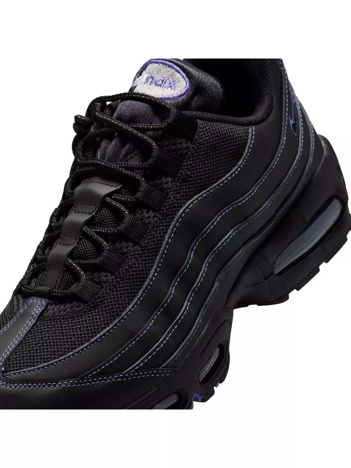 Air Max 95 OG "Black/Persian Violet/Wolf Grey" Men's Shoe - 9