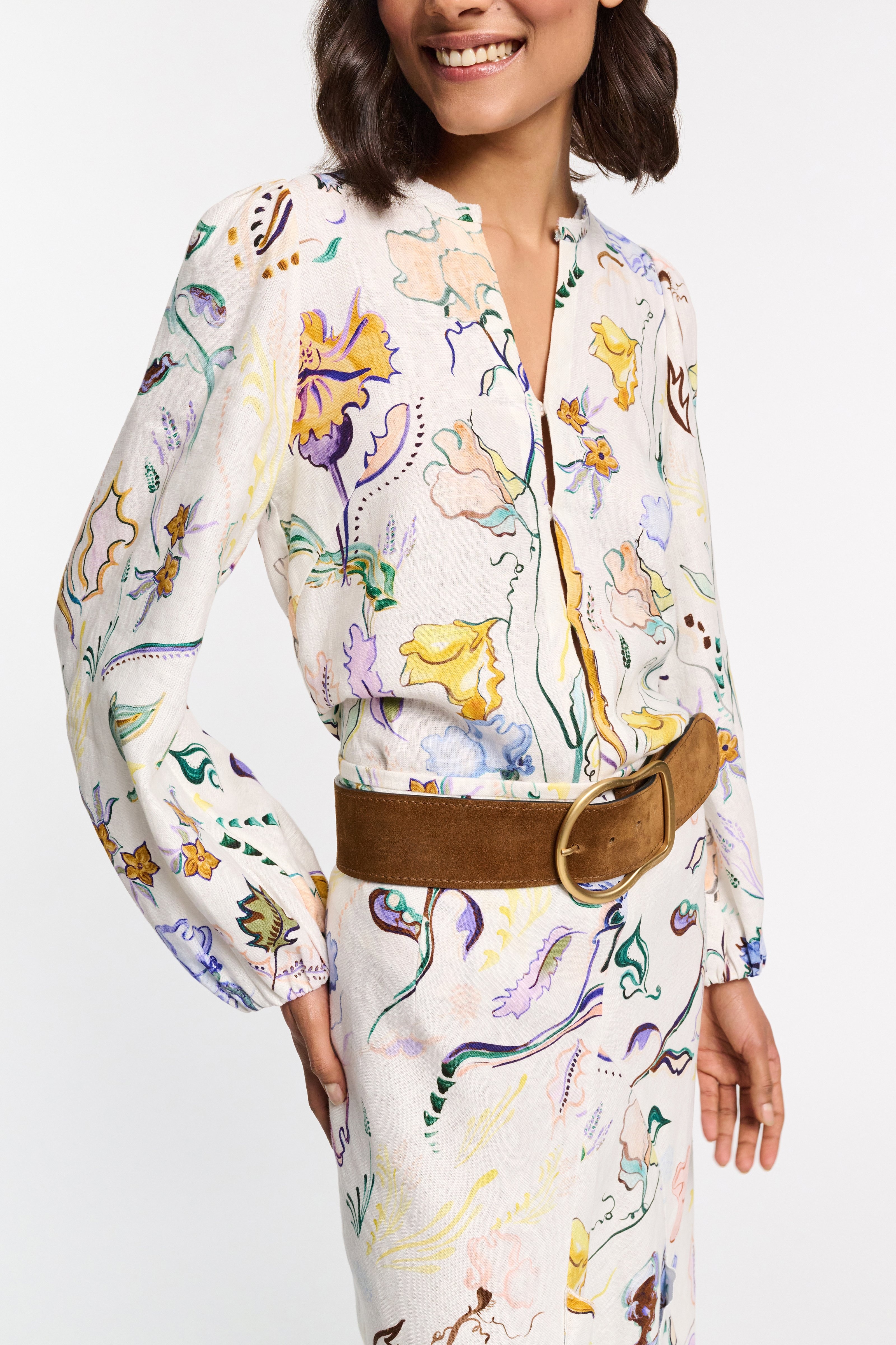 FLORAL POWER blouse - 5