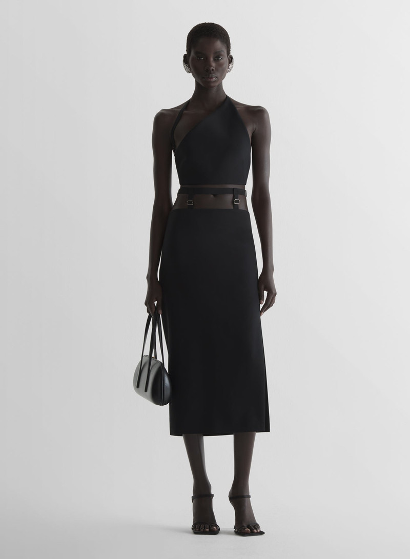 Suspended pencil skirt 1