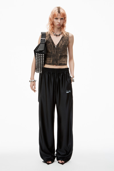 Alexander Wang Logo Track Pant with Piping outlook