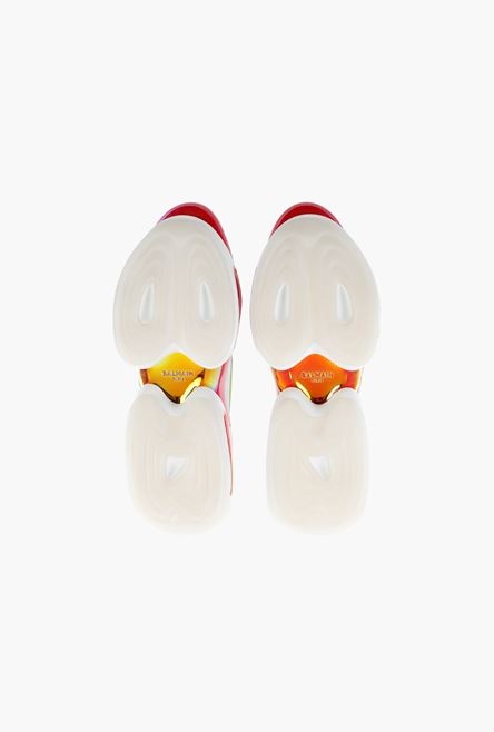 Multicolored leather and nylon B-Bold low-top sneakers - 5