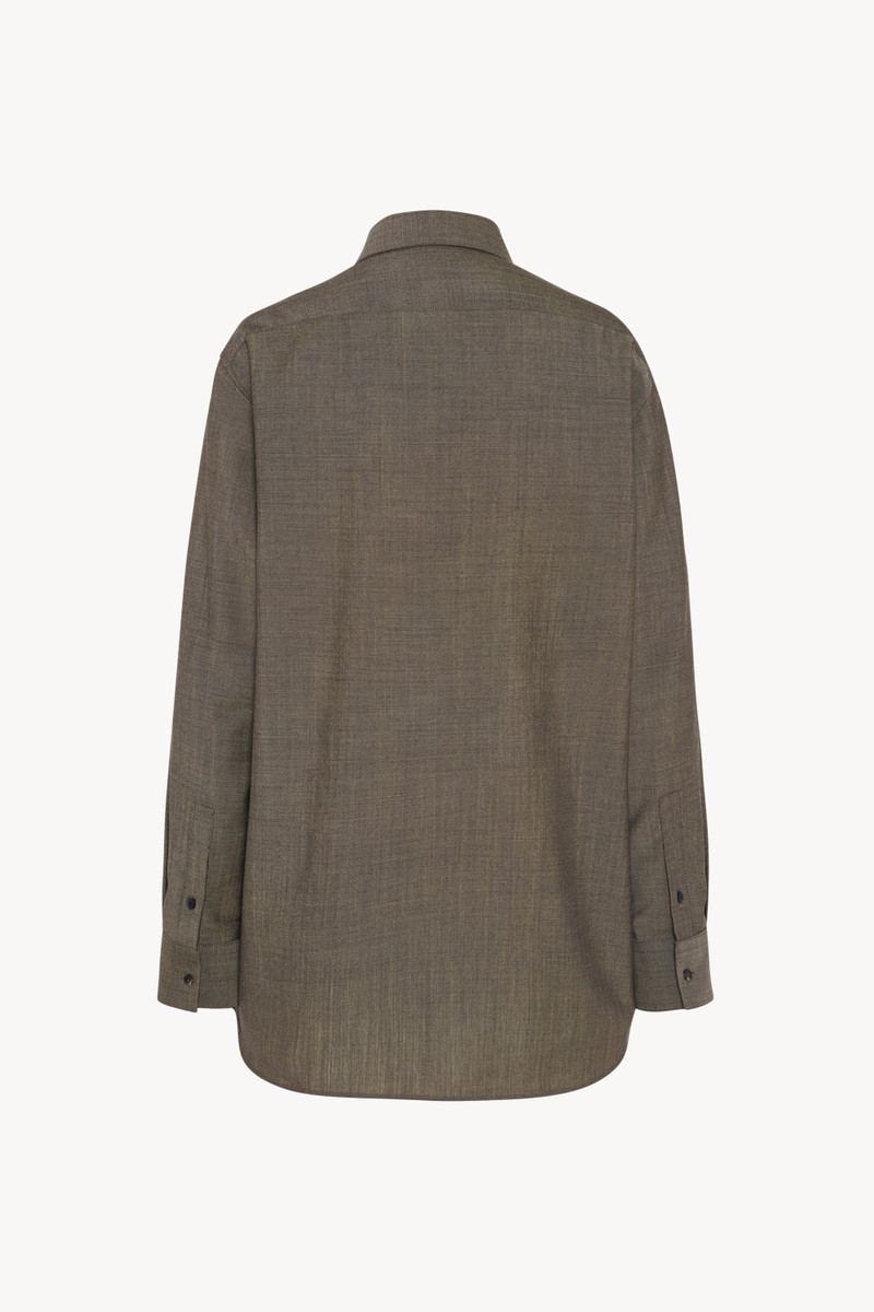 The Row Zachary Shirt in Virgin Wool and Mohair outlook