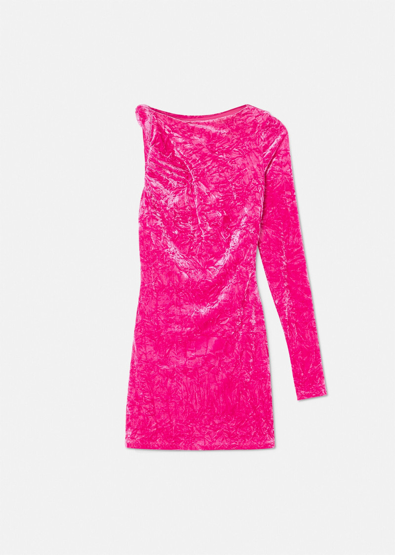Rolled Velvet Mini Dress 1